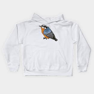 Red-breasted Nuthatch Kids Hoodie